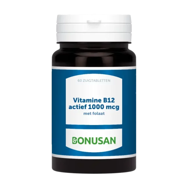 Bonusan Vitamine B12 actief 1000 mcg 60 zuigtabletten