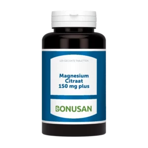 Bonusan Magnesium Citraat 150 mg plus 120 gecoate tabletten