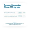 Bonusan Magnesium Citraat 150 mg plus 120 gecoate tabletten - Afbeelding 2