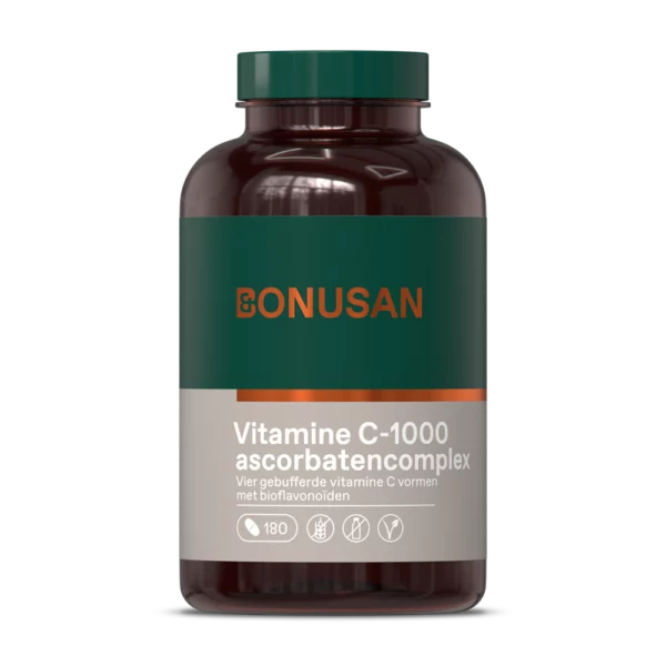 Bonusan Vitamine C-1000 ascorbatencomplex 180 gecoate tabletten