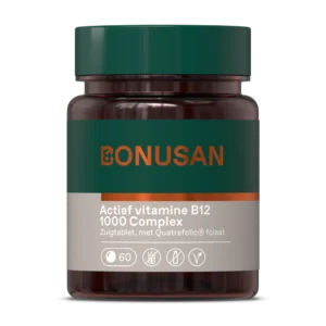 Bonusan Actief vitamine B12 1000 Complex 60 zuigtabletten