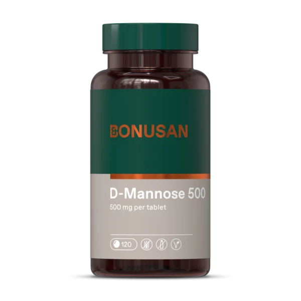 Bonusan D-Mannose 500 120 gecoate tabletten
