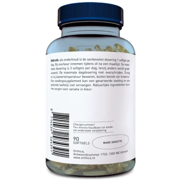 Orthica Lecithine-1200 mg 90 Softgels - Afbeelding 4