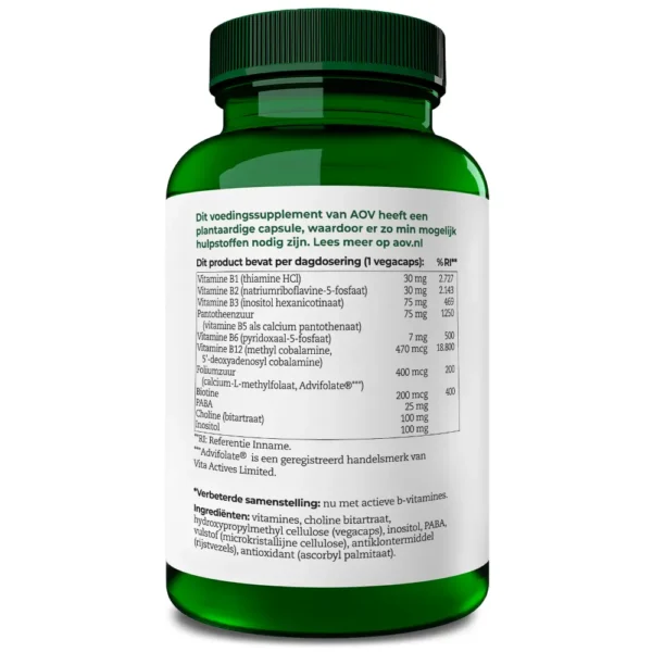 AOV 241 Vitamine B-complex 120 vegacaps - Afbeelding 4