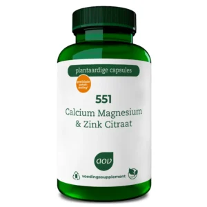 AOV 551 Calcium Magnesium & Zinkcitraat 90 Capsules