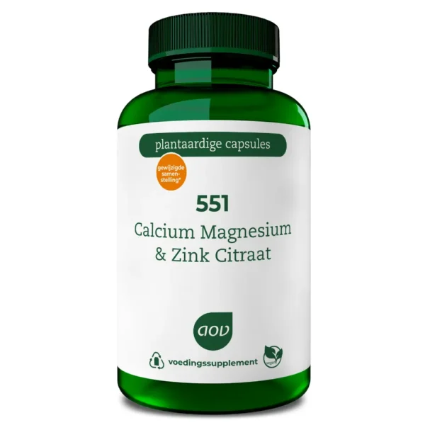 AOV 551 Calcium Magnesium & Zinkcitraat 90 Capsules