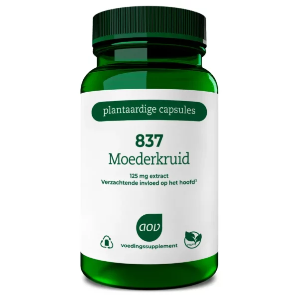 AOV 837 Moederkruid 60 100ml 60 Vegacaps