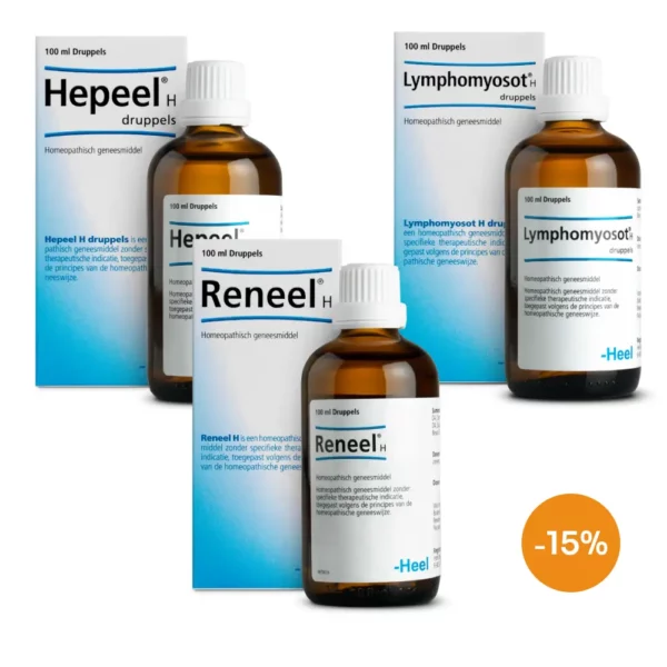 Trias Kuur: Hepeel, Reneel, Lymphomyosot 3 x 100 ml druppels